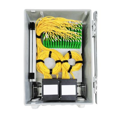 Grau 96 Kerne Außen FTTH SC Glasfaser Terminal Box Netzwerk Glasfaser Verteilungskisten