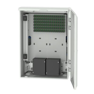 Grau 96 Kerne Außen FTTH SC Glasfaser Terminal Box Netzwerk Glasfaser Verteilungskisten