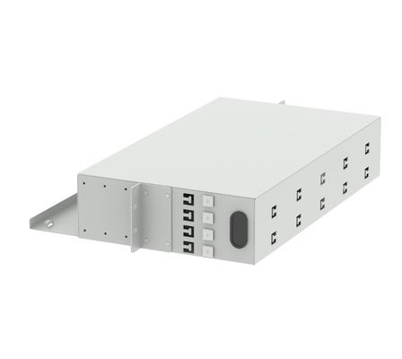 Suboptischer Verteilerrahmen 48 Ports 19 Zoll LC UPC Patch Panel für Netzwerk FTTH Best