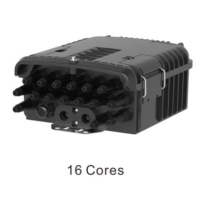 PC ABS 16-Kerne FTTH Glasfaser-Terminalbox für Wand- und Pfahlmontage im Freien