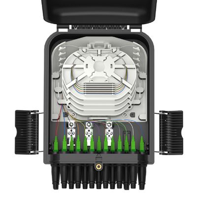 PC ABS 16-Kerne FTTH Glasfaser-Terminalbox für Wand- und Pfahlmontage im Freien