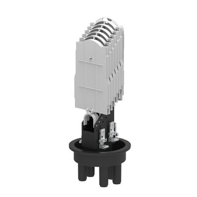 Schwarze 192-Kerne Glasfaser Splice Schließung Kabel Joint Gehäuse für Netzwerk FTTH-Projekte