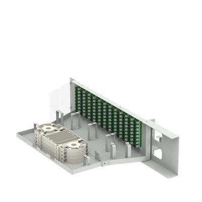 Datenzentrum 96 Kerne SC APC Typ 19 Zoll Glasfaser Patchpanel mit 5 und Swing Design