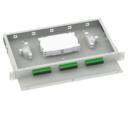 ODN-Netzwerk Beste SC APC 24 Ports 19 Zoll optischer Verteilrahmen für Netzwerk FTTX