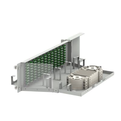 19 Zoll Glasfaserausrüstung LC APC Typ 96 Kerne Swing Optical Patchpanel mit 5 Zeit