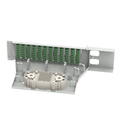 19 Zoll Glasfaserausrüstung LC APC Typ 96 Kerne Swing Optical Patchpanel mit 5 Zeit