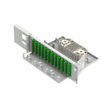 19 Zoll Glasfaserausrüstung LC APC Typ 96 Kerne Swing Optical Patchpanel mit 5 Zeit