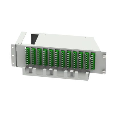 19 Zoll Glasfaserausrüstung LC APC Typ 96 Kerne Swing Optical Patchpanel mit 5 Zeit