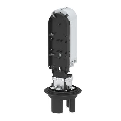 96 Kerne Fusionsspalter Kabel Gelenk Schließfach für schwarze Glasfaser Splice Schließfach