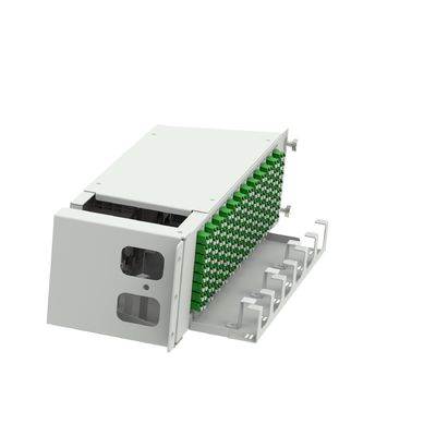 19 Zoll Glasfaserausrüstung LC APC Typ 96 Kerne Swing Optical Patchpanel mit 5 Zeit