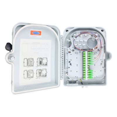 16 Kernsplitter Modell Glasfaser Endbox SC Steckverbinder IP65 wasserdicht