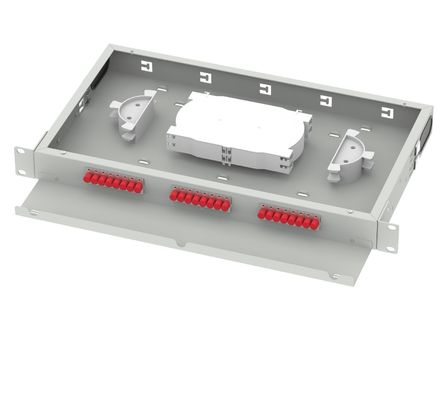Best 24 Ports FC UPC Optical Distribution Frame 19 Zoll Patch Panel für das Netzwerk FTTX 5