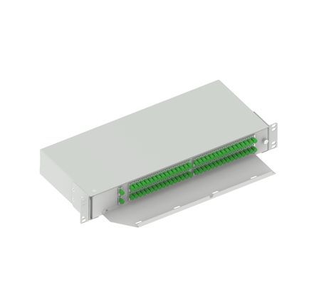 Suboptischer Verteilerrahmen 19 Zoll FC/APC Swing-Typ für Netzwerk und FTTX Zeit 5 Jahre