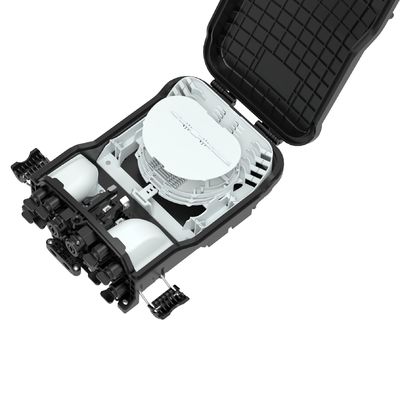 FTTH-Netzwerk 8-Core Outdoor-Optik-Terminal Glasfaserverteilfach mit PC ABS-Material