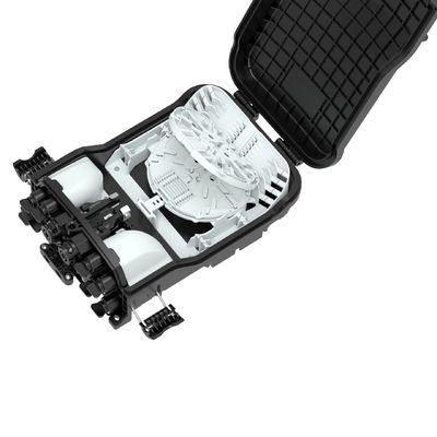FTTH-Netzwerk 8-Core Outdoor-Optik-Terminal Glasfaserverteilfach mit PC ABS-Material