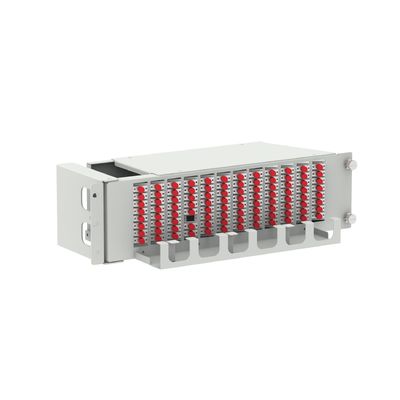 19 Zoll Glasfaserausrüstung-UPC Typ 96-Kerne Schwingoptische Patchpanel für Netzwerk-ODN