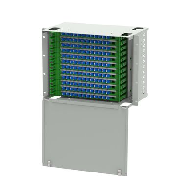 Datenzentrum Glasfasersysteme LC Typ 144 Ports Glasfaserverteilung Patchpanel