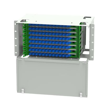 Glasfaserausrüstung für FTTX und Rechenzentrum E2K Typ 96 Ports Patchpanel im besten Fall