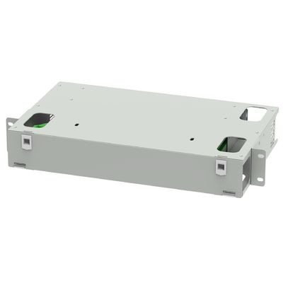 24 Port FC Typ Glasfaserverteilung Patchpanel Glasfaserausrüstung mit 5 Zeit