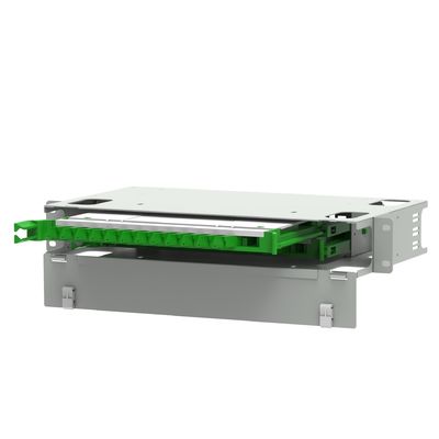 24 Port-Optische Glasfaser-Verteilpatch-Panel E2000 Typ für Netzwerk-ODN und Rechenzentrum