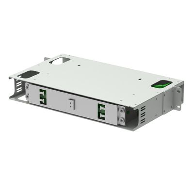 24 Port-Optische Glasfaser-Verteilpatch-Panel E2000 Typ für Netzwerk-ODN und Rechenzentrum