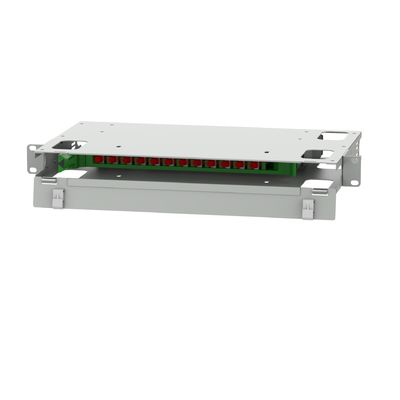 FC Typ 12 Ports Glasfaserverteilung Patchpanel Ideal für FTTX ODF in Rechenzentren