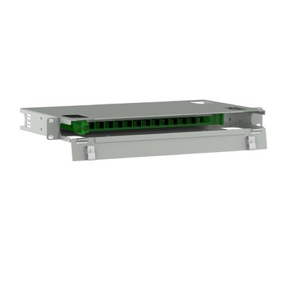 5 Zeit 12-Port SC-Typ Glasfaserverteilung Patchpanel für dauerhafte FTTX-Anwendungen