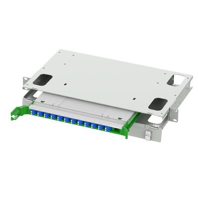 12 Ports LC-Typ Glasfaserverteilpatchpanel für die ODN-Netzwerkinstallation