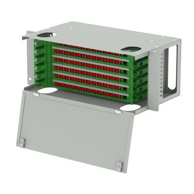 72 Port FC-Typ Glasfaserverteilpatchpanel Suboptischer Verteilrahmen für FTTX