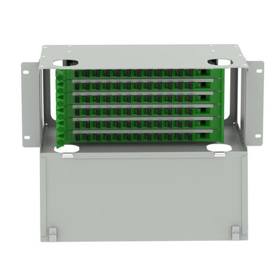 FTTX Suboptischer Verteilrahmen 72-Port SC-Typ Glasfaser-Patchpanel für den Vertrieb