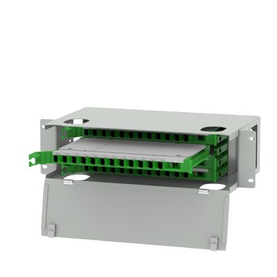 SC UPC-Anschluss 48-Ports-Faserdistributions-Patch-Panel für Indoor-ODF-Netzwerke FTTH