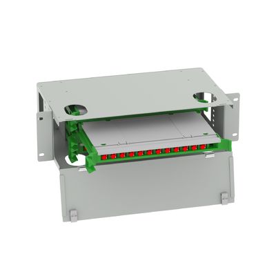 Datenzentrum muss ein 48-Port-FC-Typ Glasfaserverteilungsplatchpanel mit und 5 haben