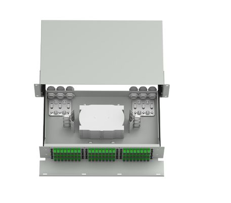 SC UPC Connector Glasfaserverteilpatchpanel für FTTH-Netzwerk im Rechenzentrum