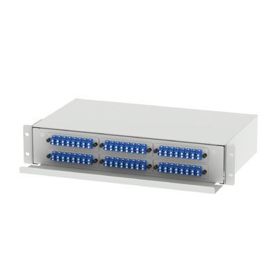 5 LC-Typ 2U 96-Port-Optische Faserverteilpatchpanel für FTTX-Anschluss-Typ LC