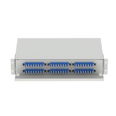 5 LC-Typ 2U 96-Port-Optische Faserverteilpatchpanel für FTTX-Anschluss-Typ LC