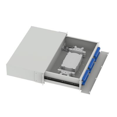 5 LC-Typ 2U 96-Port-Optische Faserverteilpatchpanel für FTTX-Anschluss-Typ LC
