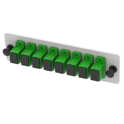 Schwarze 48-Port-SC-Type 2U-Faserdistributions-Patchpanel für Rechenzentrumsanwendungen