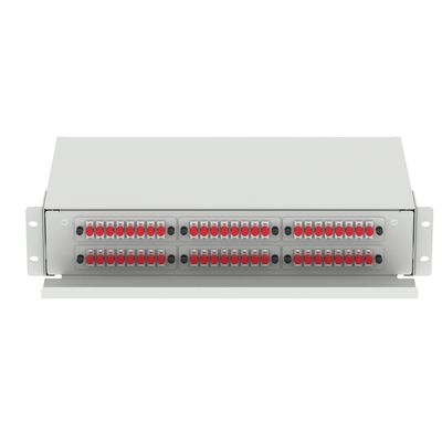 Datenzentrum Glasfaserverteilung Patchpanel 48 Ports Ausrüstung mit 5 Perioden