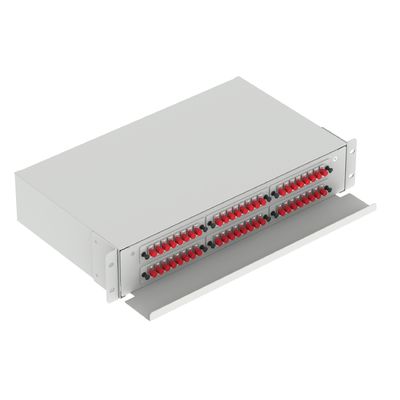 Datenzentrum Glasfaserverteilung Patchpanel 48 Ports Ausrüstung mit 5 Perioden