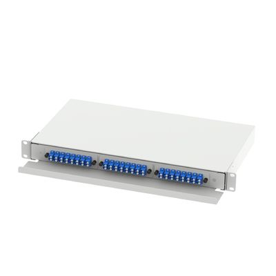 5 LC-Typ 1U 48-Hafen-Optikfaserverteilpatchpanel für FTTX-LC-Anschlusstyp