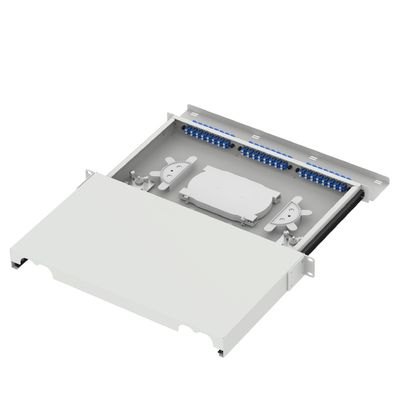 5 LC-Typ 1U 48-Hafen-Optikfaserverteilpatchpanel für FTTX-LC-Anschlusstyp