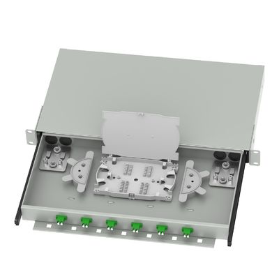 FTTX Suboptischer Verteilerrahmen Glasfaserpatchpanel mit LC-Konnektoren