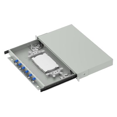 FTTX Weiß SC-Typ Glasfaserverteilpatchpanel für optimale Netzwerkleistung