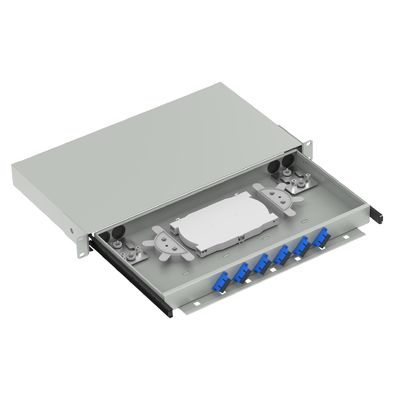 FTTX Weiß SC-Typ Glasfaserverteilpatchpanel für optimale Netzwerkleistung