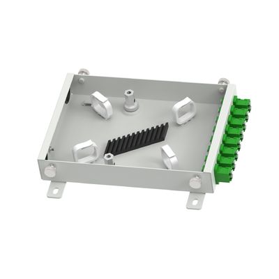 8 Kerne Glasfaser-Terminalbox für Netzwerk- und FTTH-Verteilung in kaltgewalztem Stahl