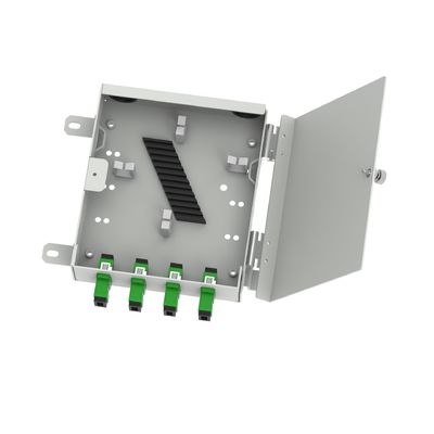 ODN-Netzwerk SC APC Typ 4 Kerne Glasfaser FTTH-Terminalbox für FTTX-Distribution