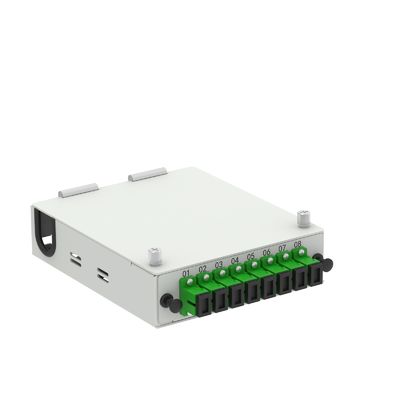 Kaltgewalzte Stahl 8 Kerne SC APC Typ Glasfaser FTTH-Terminalbox für FTTX-Dienste
