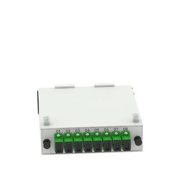 Kaltgewalzte Stahl 8 Kerne SC APC Typ Glasfaser FTTH-Terminalbox für FTTX-Dienste