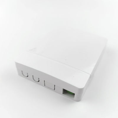 FTTH-Netzwerk Innenwandmontierte FC APC Kunststofffaseroptische Gesichtsplatte Steckdosenplatte 2 Kerne