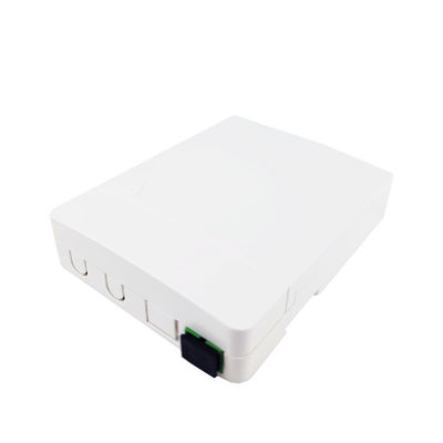 2 Kerne SC APC Kunststofffaseroptische Fassettplatte Socket Panel für Indoor in FTTH Netzwerk